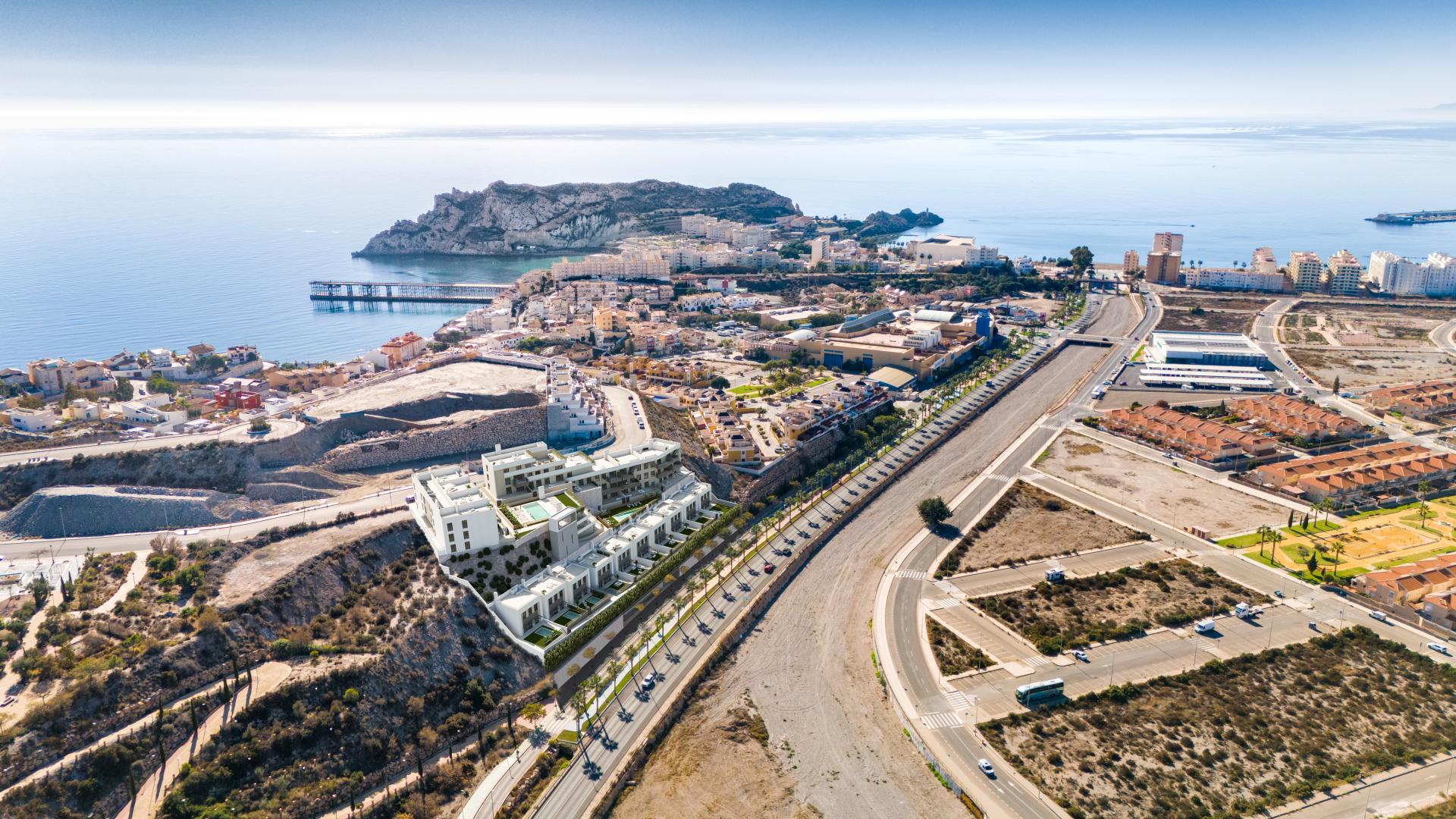 2 bedroom Apartments - solarium in Aguilas - New build in Medvilla Spanje