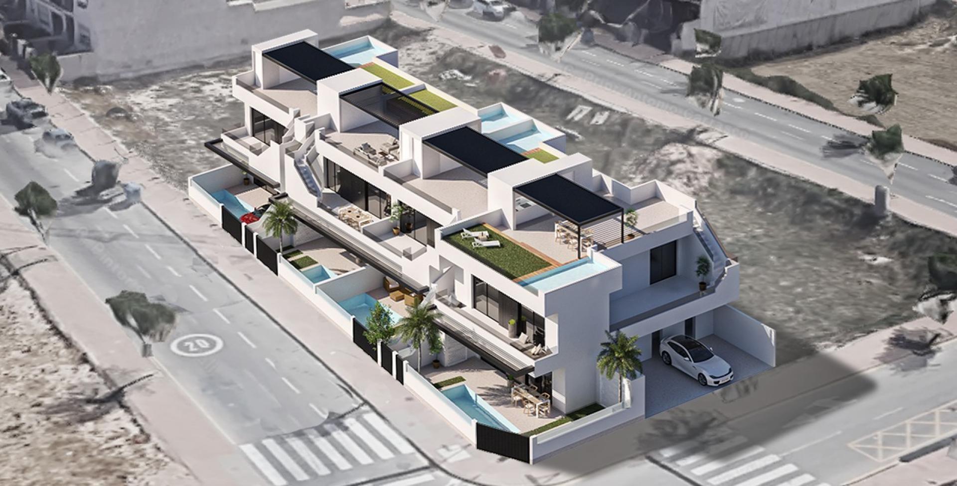 2 bedroom Apartment with garden in San Pedro Del Pinatar in Medvilla Spanje