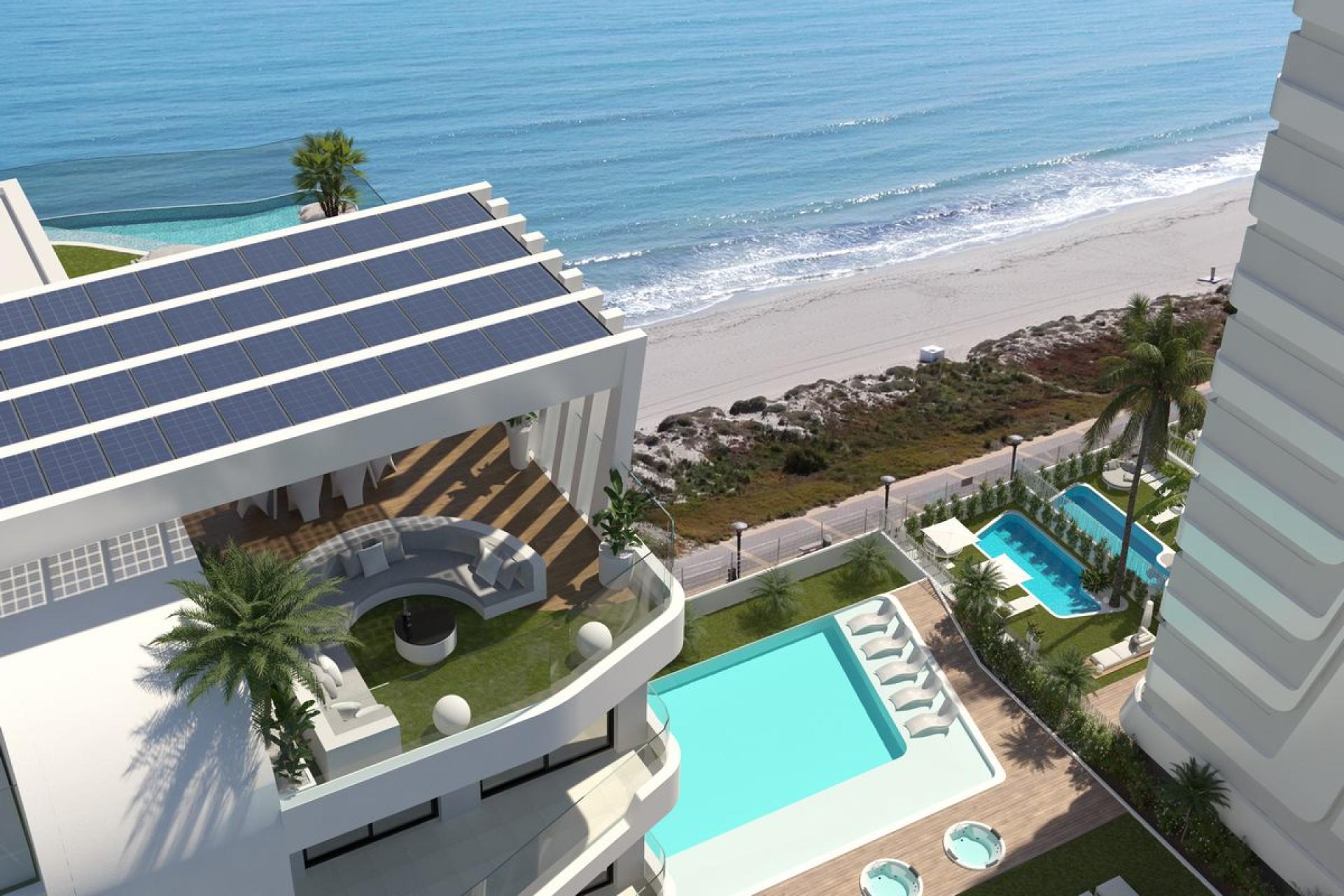 3 bedroom Apartments - solarium in La Manga Del Mar Menor - New build in Medvilla Spanje