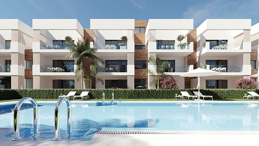 2 bedroom Apartments - solarium in San Pedro Del Pinatar in Medvilla Spanje