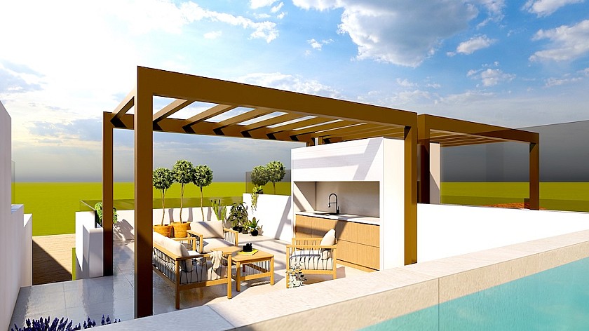 2 bedroom Apartments - solarium in San Pedro Del Pinatar in Medvilla Spanje