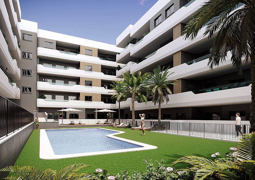 2 bedroom Apartment with terrace in Santa Pola in Medvilla Spanje