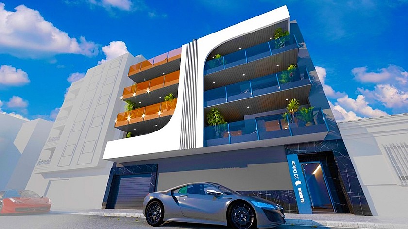 3 bedroom Apartment with terrace in Torrevieja in Medvilla Spanje