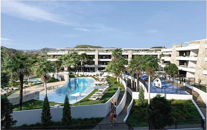 2 bedroom Apartment with terrace in Font de Llop golf in Medvilla Spanje