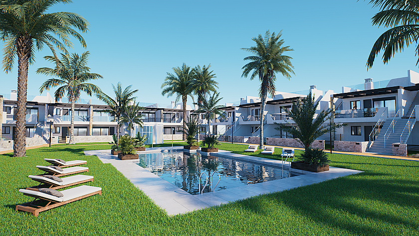 2 bedroom Apartments - solarium in Pilar de la Horadada in Medvilla Spanje