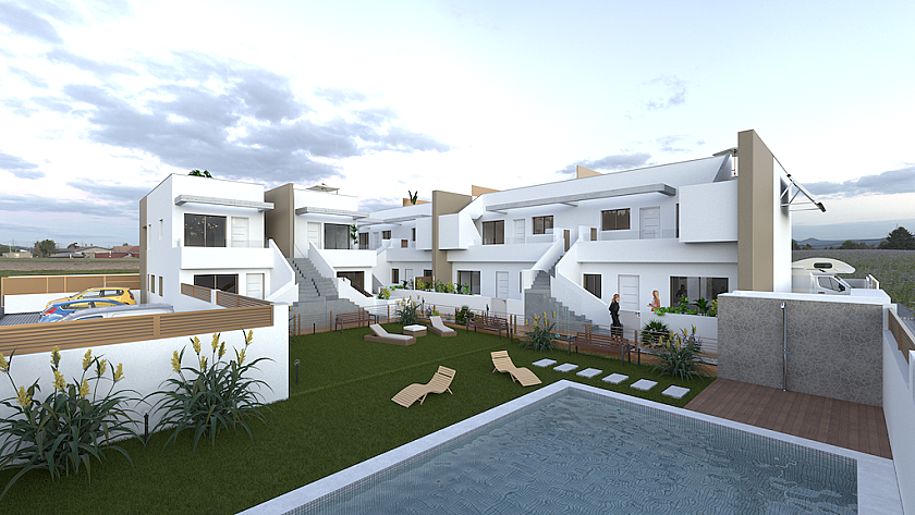 3 bedroom Apartment with garden in Pilar de la Horadada in Medvilla Spanje