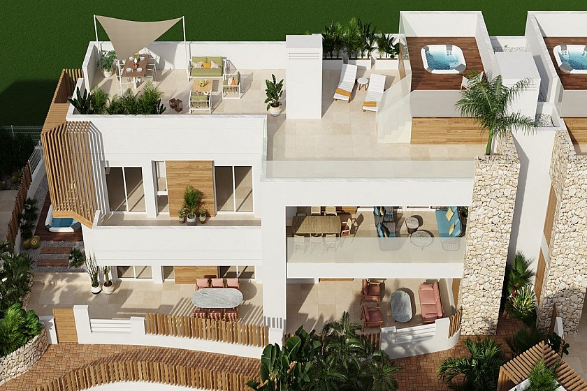 2 bedroom Apartments - solarium in San Juan de los Terreros in Medvilla Spanje