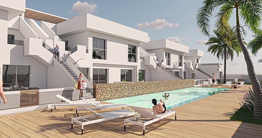 3 bedroom Apartment with garden in Pilar de la Horadada in Medvilla Spanje