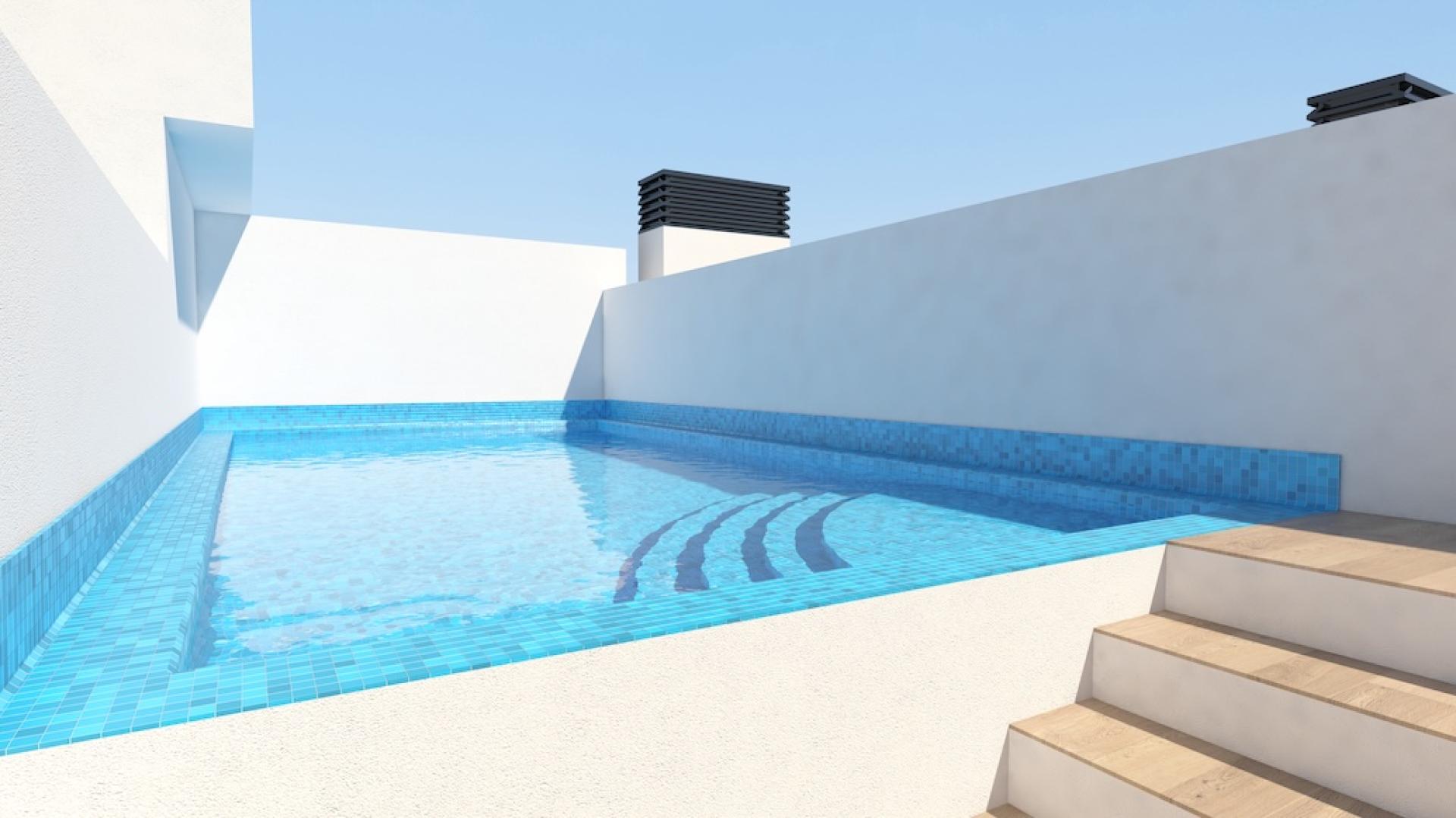 2 bedroom Apartment with terrace in Torrevieja in Medvilla Spanje