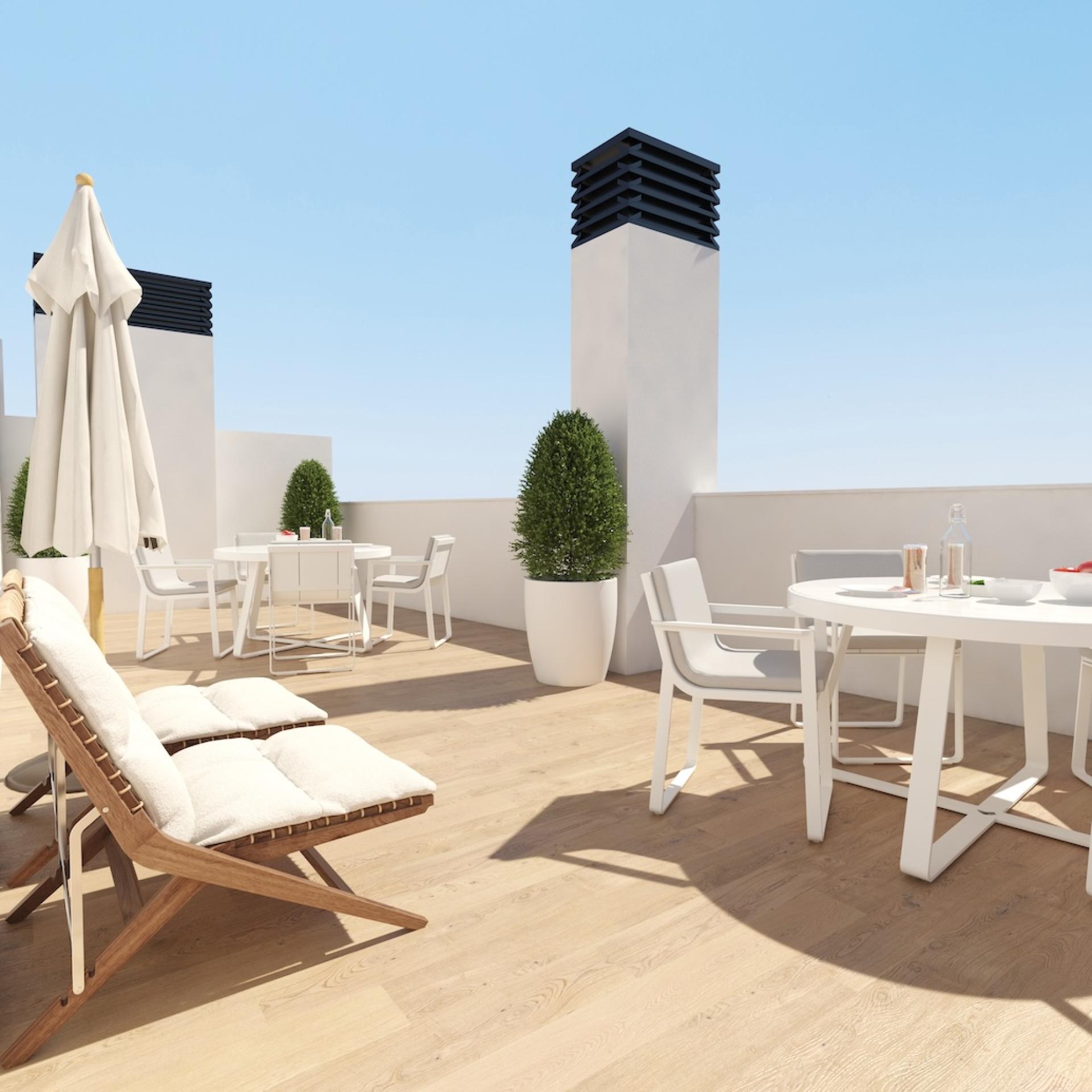2 bedroom Apartment with terrace in Torrevieja in Medvilla Spanje