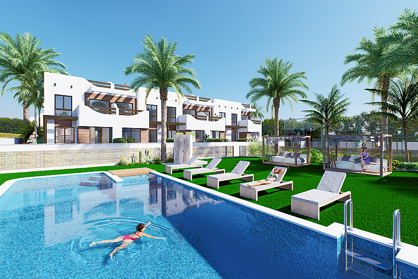 2 bedroom Apartment with garden in Torre de la Horadada in Medvilla Spanje