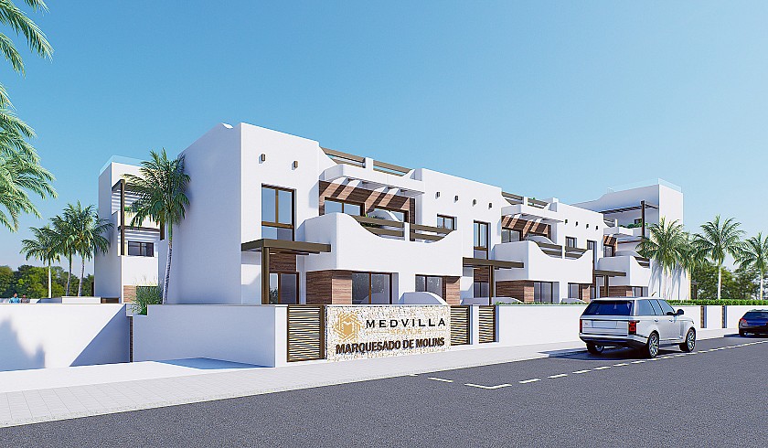 2 bedroom Apartments - solarium in Torre de la Horadada in Medvilla Spanje