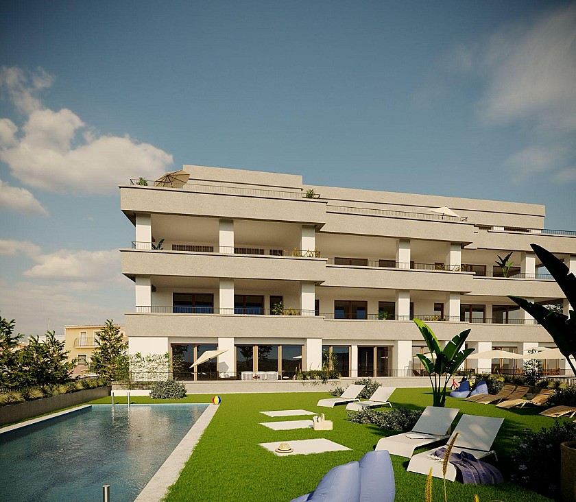2 bedroom Apartment with terrace in Hondon de las Nieves in Medvilla Spanje