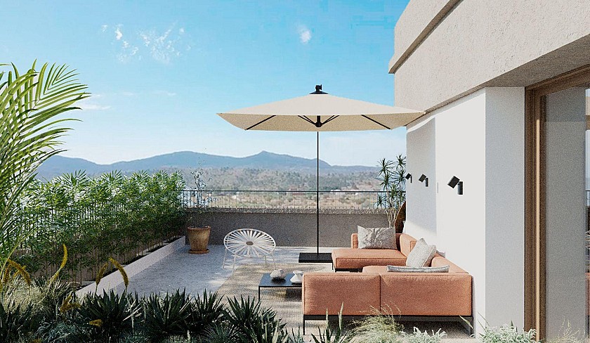 3 bedroom Apartment with terrace in Hondon de las Nieves in Medvilla Spanje