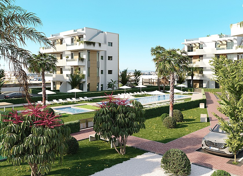 2 bedroom Apartment with garden in Santa Rosalía Resort in Medvilla Spanje