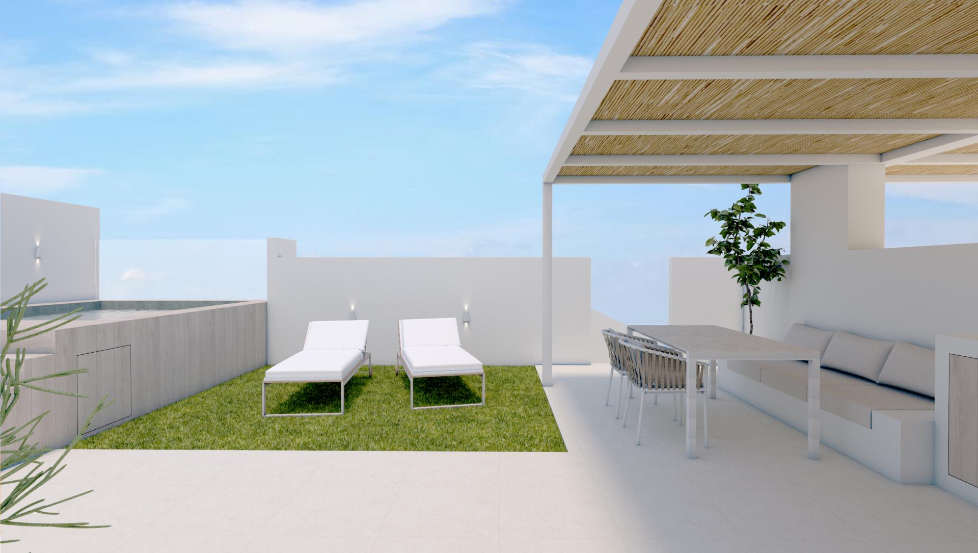 2 bedroom Apartment with garden in Torre de la Horadada in Medvilla Spanje
