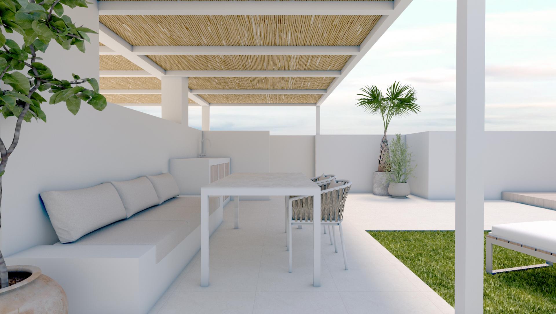 2 bedroom Apartment with garden in Torre de la Horadada in Medvilla Spanje