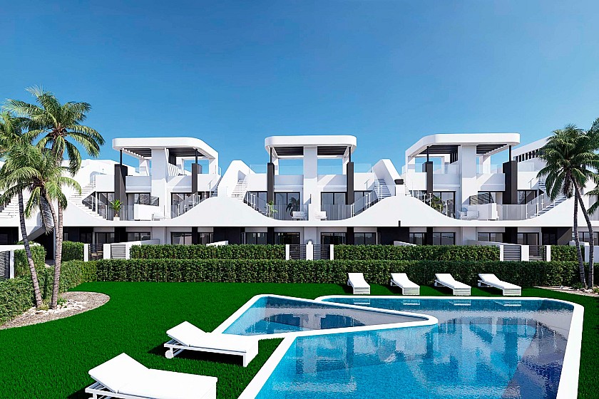 2 bedroom Apartments - solarium in San Fulgencio in Medvilla Spanje