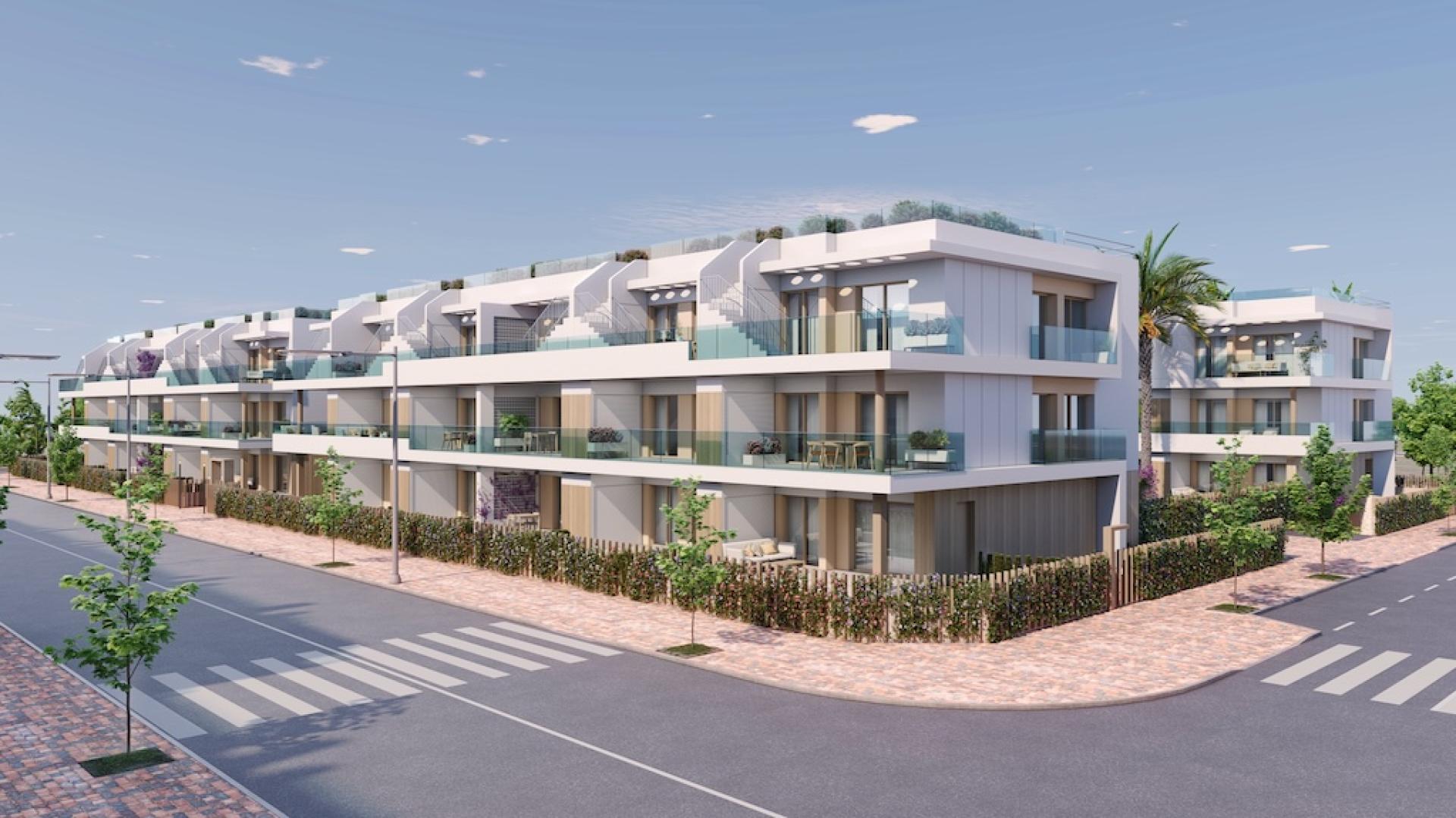3 bedroom Apartment with terrace in Pilar de la Horadada in Medvilla Spanje