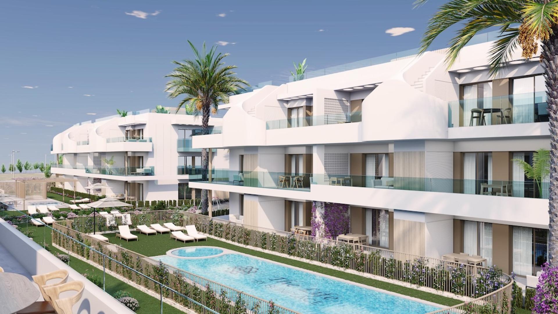 3 bedroom Apartment with terrace in Pilar de la Horadada in Medvilla Spanje