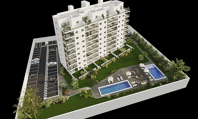 2 bedroom Apartment with garden in Villajoyosa in Medvilla Spanje