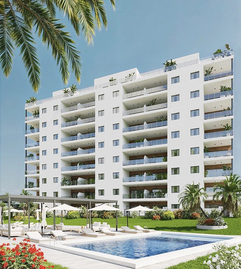 2 bedroom Apartments - solarium in Villajoyosa in Medvilla Spanje