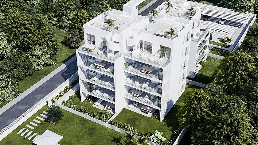 2 bedroom Apartments - solarium in Denia in Medvilla Spanje