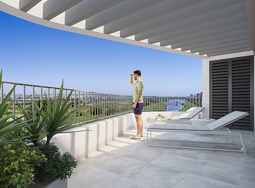 2 bedroom Apartment with terrace in Guardamar del Segura in Medvilla Spanje