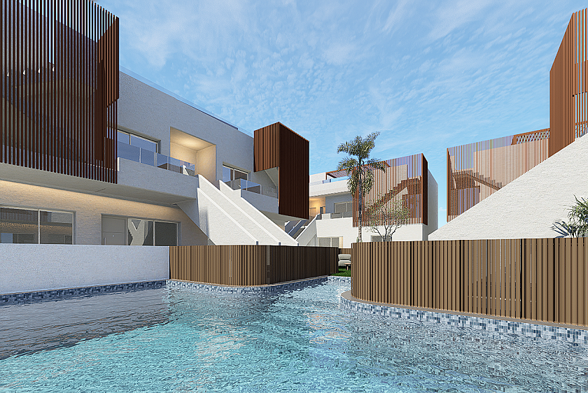 3 bedroom Apartment with garden in Pilar de la Horadada in Medvilla Spanje