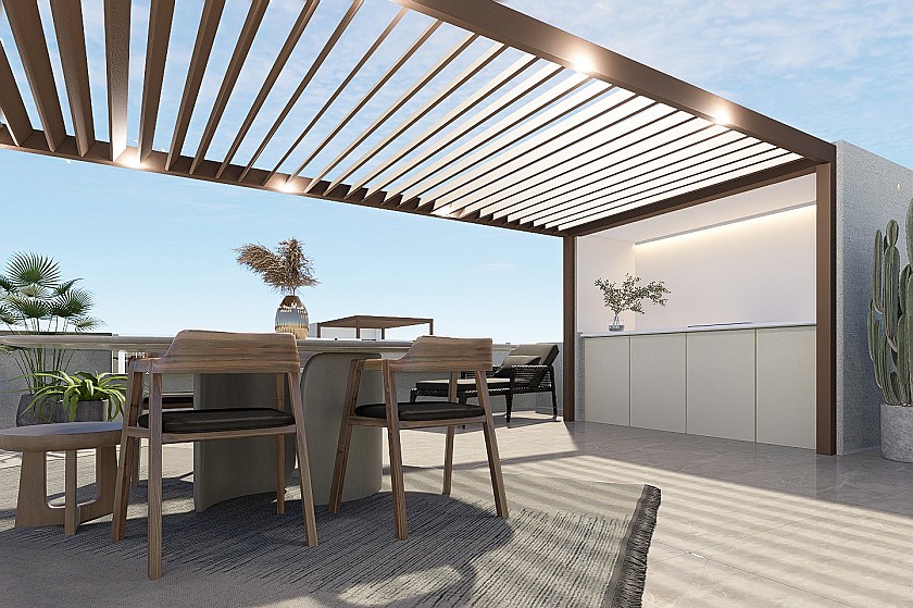 2 bedroom Apartments - solarium in Pilar de la Horadada in Medvilla Spanje