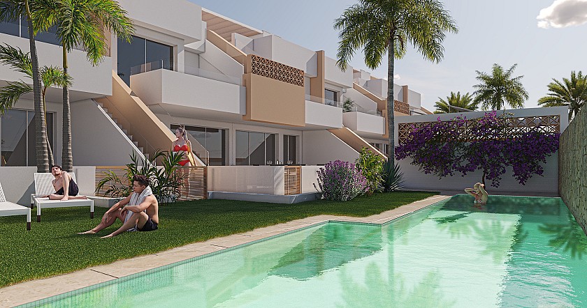 3 bedroom Apartment with garden in Pilar de la Horadada in Medvilla Spanje