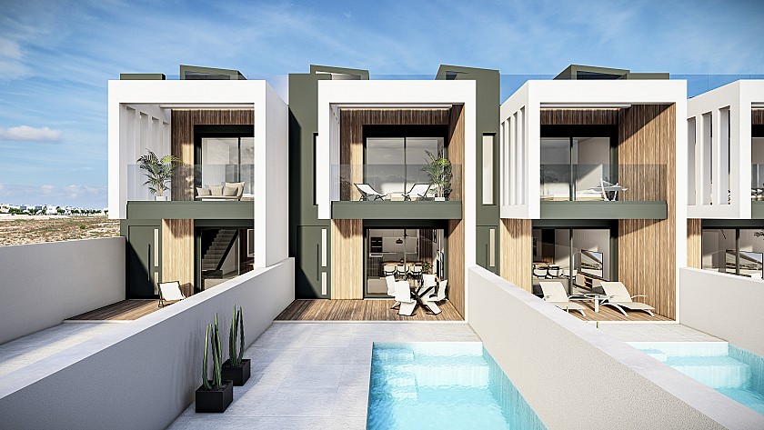 3 bedroom Terraced villa in Pilar de la Horadada in Medvilla Spanje