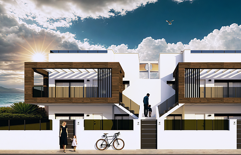 3 bedroom Apartment with garden in San Pedro Del Pinatar in Medvilla Spanje
