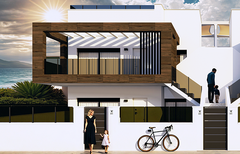 2 bedroom Apartments - solarium in San Pedro Del Pinatar in Medvilla Spanje