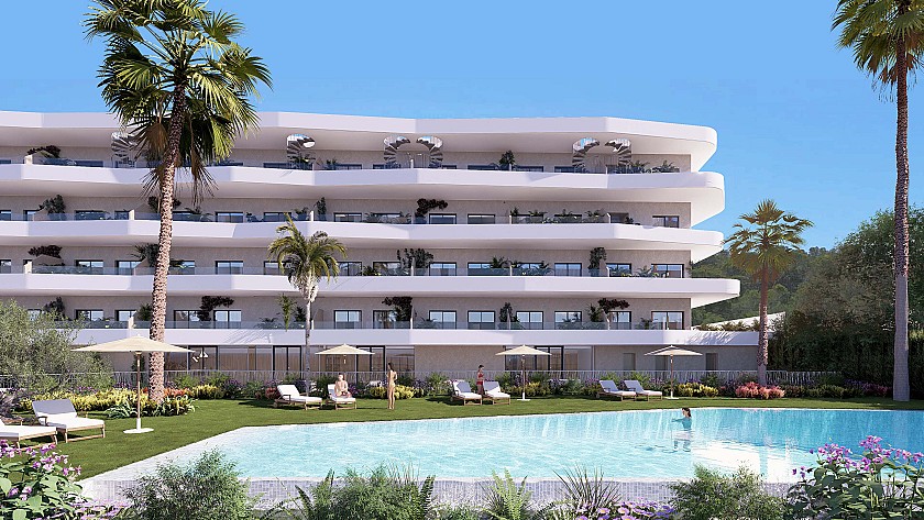 2 bedroom Apartment with terrace in La Nucia in Medvilla Spanje