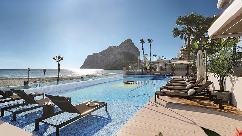 2 bedroom Apartment with terrace in Calpe in Medvilla Spanje