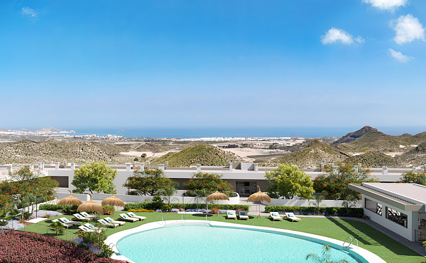 2 bedroom Apartment with terrace in San Juan de los Terreros in Medvilla Spanje