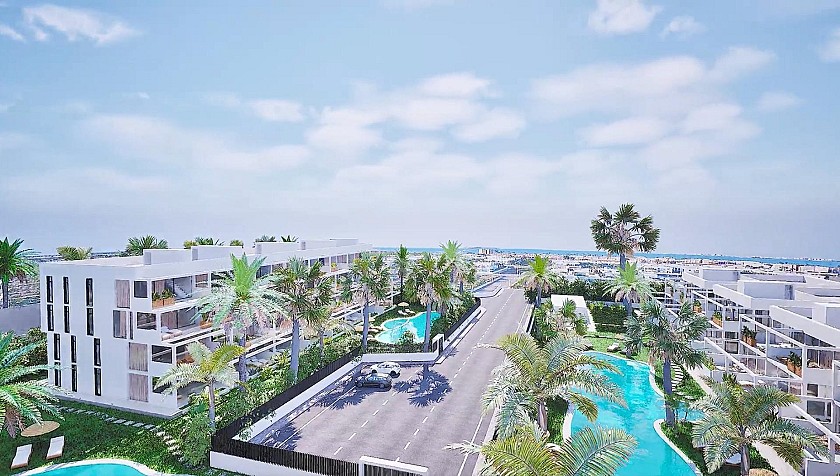 3 bedroom Apartments - solarium in Mar de Cristal in Medvilla Spanje