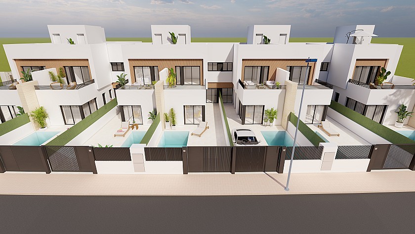 3 bedroom Terraced villa in Santiago de la Ribera in Medvilla Spanje