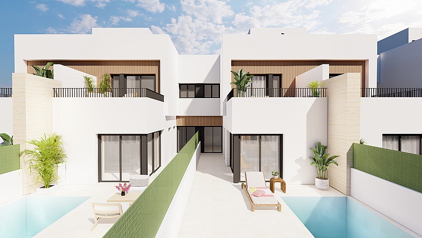 3 bedroom Terraced villa in Santiago de la Ribera in Medvilla Spanje