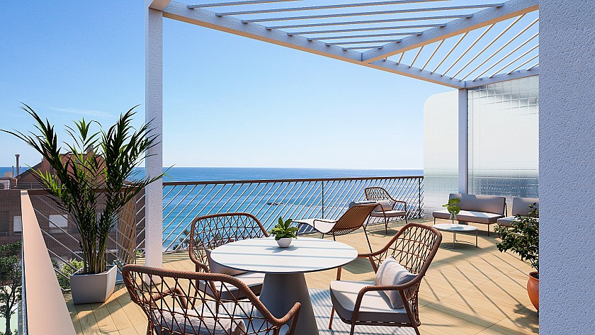 3 bedroom Apartments - solarium in Villajoyosa