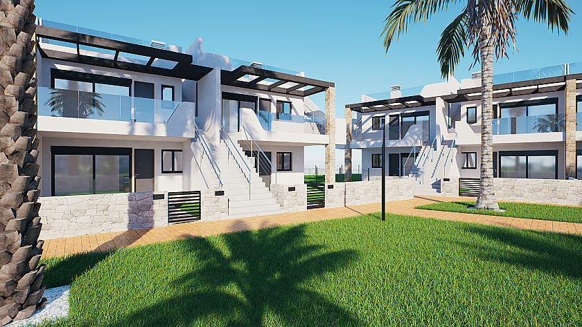 3 bedroom Apartments - solarium in Pilar de la Horadada in Medvilla Spanje