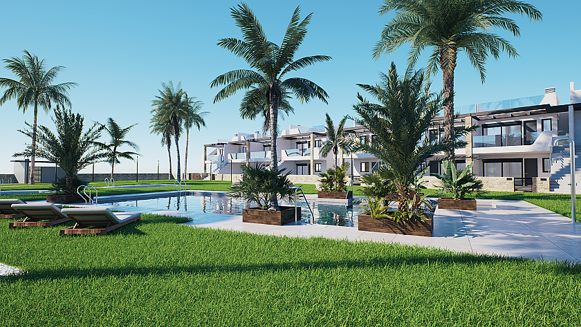 2 bedroom Apartment with garden in Pilar de la Horadada in Medvilla Spanje