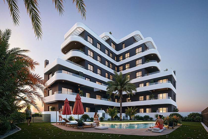 2 bedroom Apartment with garden in Guardamar del Segura in Medvilla Spanje