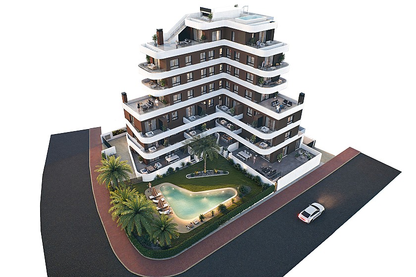 3 bedroom Apartment with garden in Guardamar del Segura in Medvilla Spanje