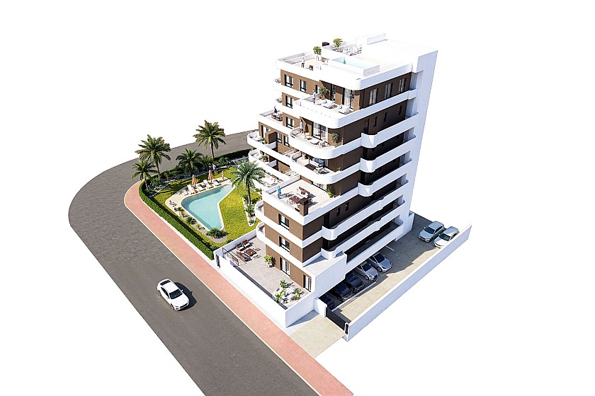 3 bedroom Apartments - solarium in Guardamar del Segura