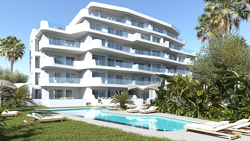 2 bedroom Apartment with garden in Mil Palmeras in Medvilla Spanje