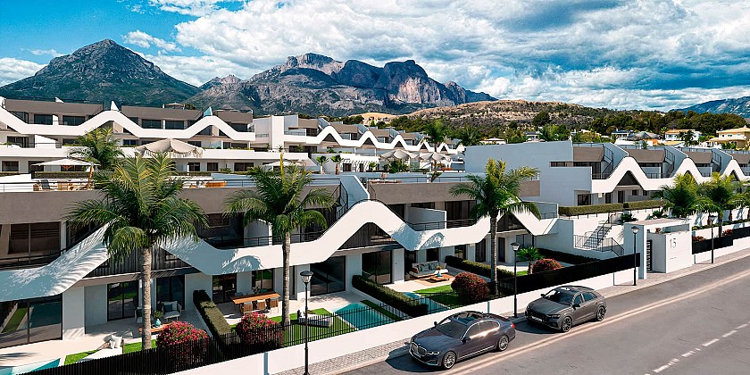 2 bedroom Apartment with garden in Alfaz Del Pi in Medvilla Spanje