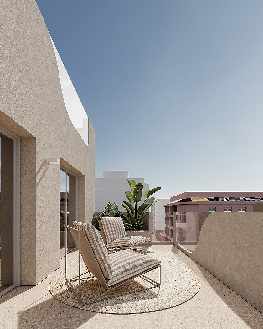 1 bedroom Apartment with terrace in Torrevieja in Medvilla Spanje