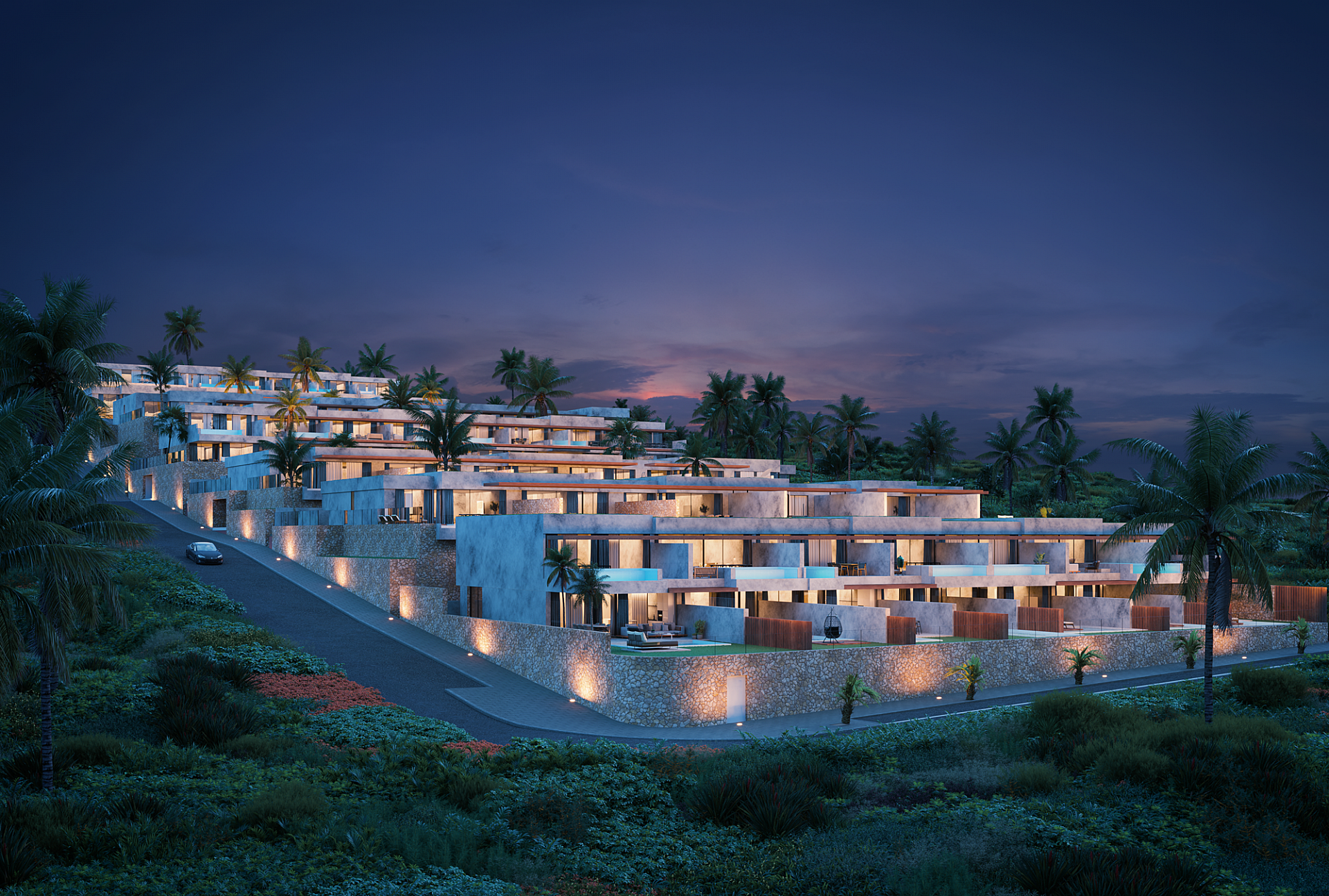 ICONIC - Luxury new development with panoramic sea views in Adeje in Medvilla Spanje